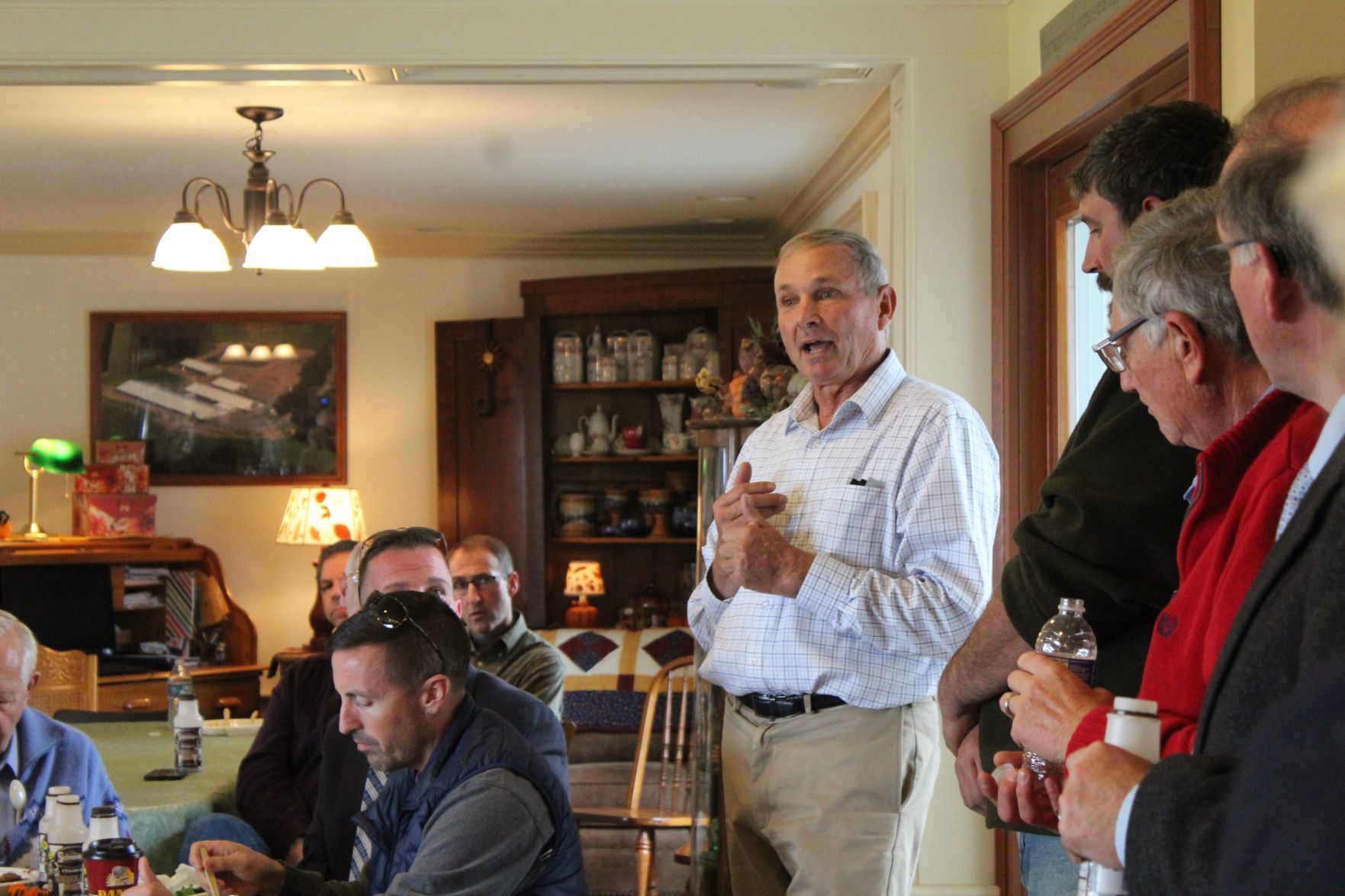 Around a farmer’s table; government officials gather to talk ag, energy